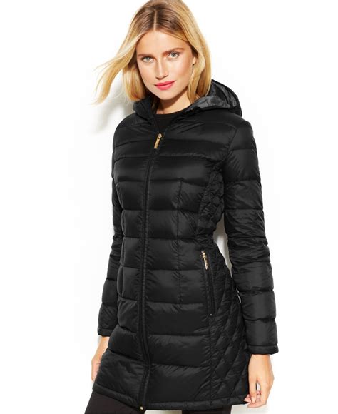 michael kors black puffer jacket.